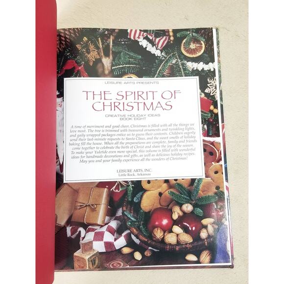 The Spirit Of Christmas Creative Holidays Ideas Book Eight Leisure Arts 1994 Vtg - Picture 8 of 16